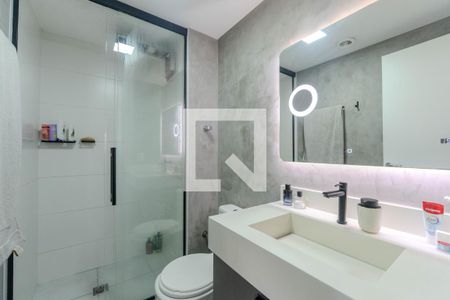 Banheiro de apartamento para alugar com 1 quarto, 36m² em Bela Vista, São Paulo