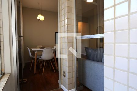 Varanda da Sala de apartamento à venda com 1 quarto, 47m² em Funcionários, Belo Horizonte