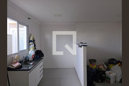 Sala e Cozinha integrada  de kitnet/studio para alugar com 1 quarto, 42m² em Jardim Tranquilidade, Guarulhos