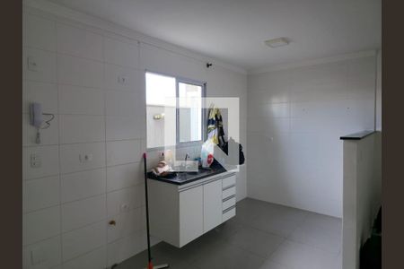 Sala e Cozinha integrada  de kitnet/studio para alugar com 1 quarto, 42m² em Jardim Tranquilidade, Guarulhos