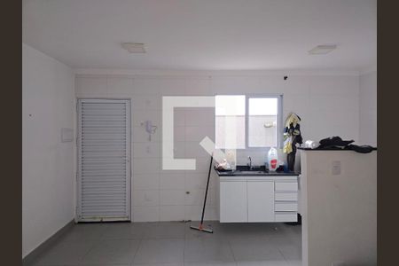 Sala e Cozinha integrada  de kitnet/studio para alugar com 1 quarto, 42m² em Jardim Tranquilidade, Guarulhos