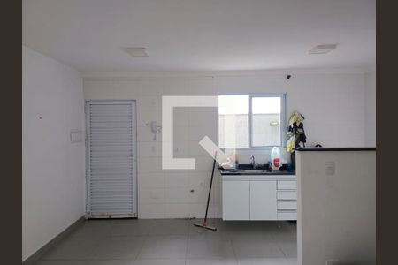 Sala e Cozinha integrada  de kitnet/studio para alugar com 1 quarto, 42m² em Jardim Tranquilidade, Guarulhos