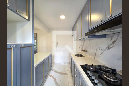 Cozinha de apartamento para alugar com 1 quarto, 99m² em Itaim Bibi, São Paulo