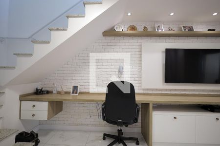 Sala de apartamento à venda com 2 quartos, 90m² em Jardim Cambui, Santo André