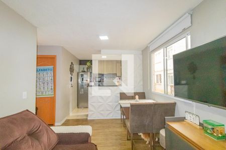 Sala/Cozinha de apartamento à venda com 2 quartos, 55m² em São José, Canoas