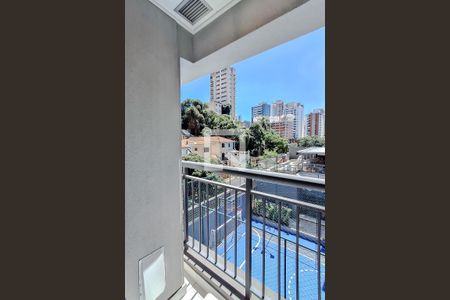 Varanda de kitnet/studio para alugar com 1 quarto, 22m² em Paraíso, São Paulo