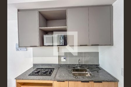 Sala/cozinha de apartamento à venda com 1 quarto, 38m² em Centro, Rio de Janeiro