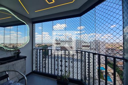 Varanda da Sala de apartamento à venda com 3 quartos, 70m² em Chácara Belenzinho, São Paulo