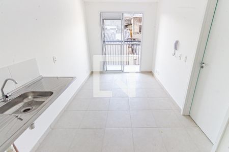 Sala/Cozinha de apartamento para alugar com 1 quarto, 28m² em Brás, São Paulo