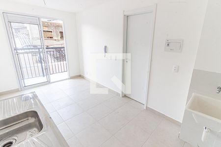 Sala/Cozinha de apartamento para alugar com 1 quarto, 28m² em Brás, São Paulo