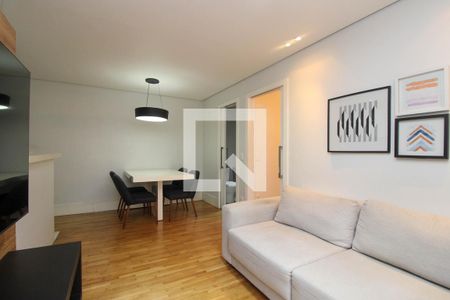 Sala  de apartamento à venda com 1 quarto, 49m² em Vila Andrade, São Paulo