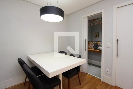 Sala  de apartamento à venda com 1 quarto, 49m² em Vila Andrade, São Paulo