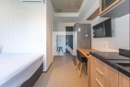 Cozinha de kitnet/studio para alugar com 1 quarto, 25m² em Cidade Monções, São Paulo
