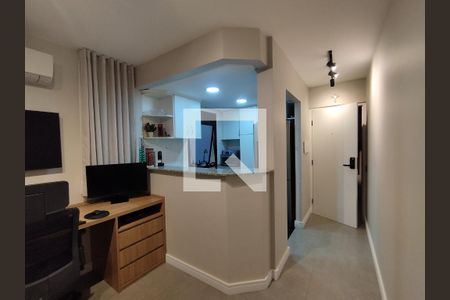 Sala  de apartamento à venda com 1 quarto, 40m² em Aclimação, São Paulo