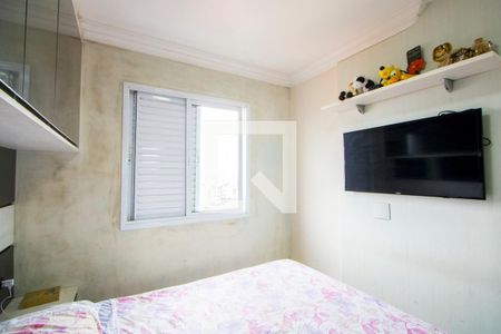 Quarto 1 - Suíte de apartamento à venda com 3 quartos, 69m² em Vila Humaita, Santo André