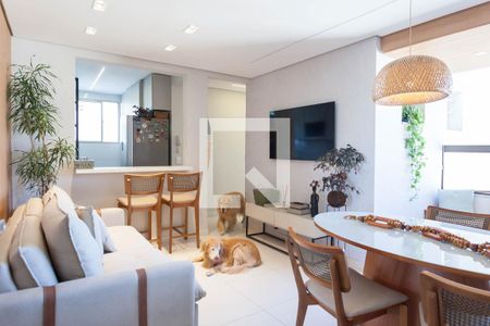 sala de apartamento à venda com 3 quartos, 75m² em Buritis, Belo Horizonte