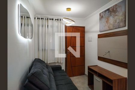 Sala com cozinha americana de apartamento para alugar com 1 quarto, 39m² em Penha de França, São Paulo