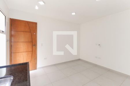 Sala/Cozinha de apartamento à venda com 1 quarto, 33m² em Vila Campanela, São Paulo