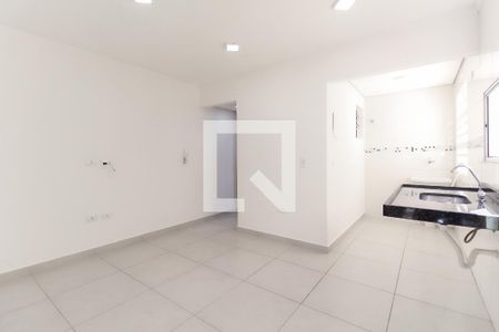 Sala/Cozinha de apartamento à venda com 1 quarto, 33m² em Vila Campanela, São Paulo