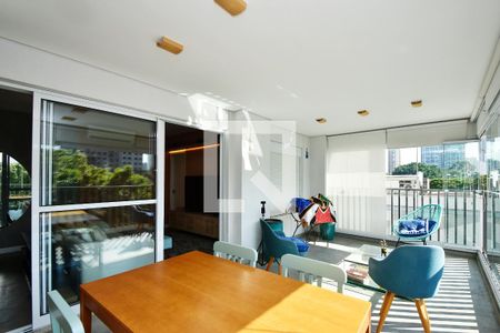 varanda Sala de jantar de apartamento à venda com 2 quartos, 97m² em Pinheiros, São Paulo