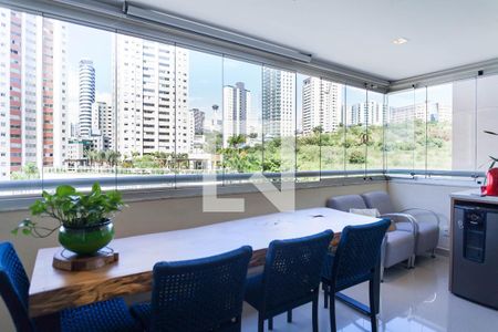 Varanda da Sala de apartamento à venda com 3 quartos, 136m² em Vila da Serra, Nova Lima