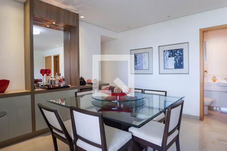 Sala de Jantar de apartamento à venda com 3 quartos, 136m² em Vila da Serra, Nova Lima