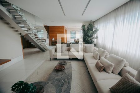Sala de apartamento à venda com 3 quartos, 460m² em Gutierrez, Belo Horizonte