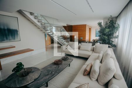 Sala de apartamento à venda com 3 quartos, 460m² em Gutierrez, Belo Horizonte