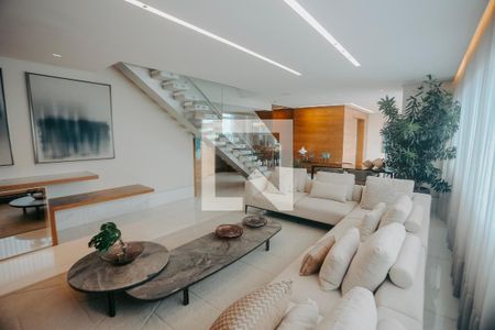 Sala de apartamento à venda com 3 quartos, 460m² em Gutierrez, Belo Horizonte