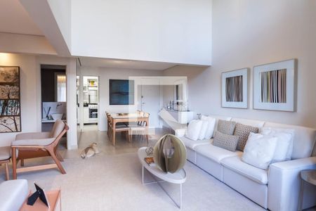 sala de apartamento à venda com 3 quartos, 135m² em Vila da Serra, Nova Lima