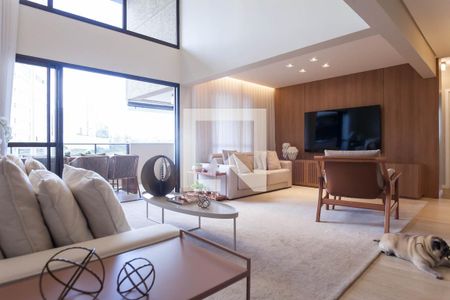 Sala de visitas de apartamento à venda com 3 quartos, 135m² em Vila da Serra, Nova Lima