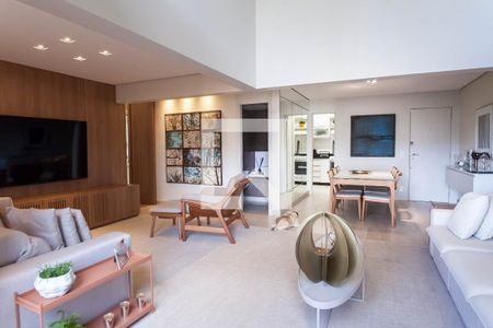 sala de apartamento à venda com 3 quartos, 135m² em Vila da Serra, Nova Lima