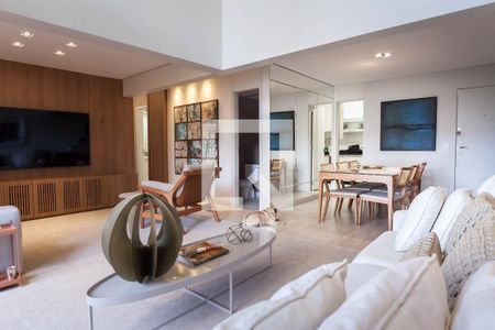 sala de apartamento à venda com 3 quartos, 135m² em Vila da Serra, Nova Lima