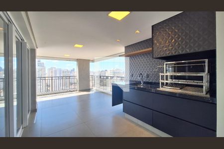 Varanda Gourmet  de apartamento à venda com 4 quartos, 224m² em Vila Romana, São Paulo