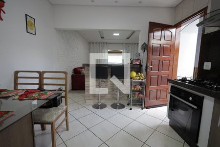 Cozinha de casa à venda com 3 quartos, 158m² em Jardim Santo Alberto, Santo André