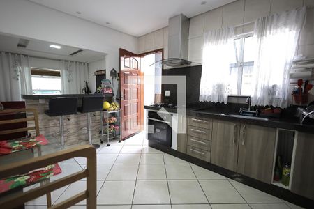 Cozinha de casa à venda com 3 quartos, 158m² em Jardim Santo Alberto, Santo André