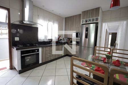 Cozinha de casa à venda com 3 quartos, 158m² em Jardim Santo Alberto, Santo André