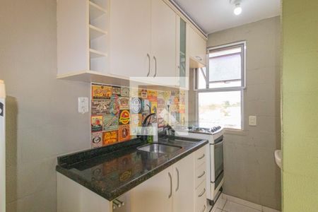 Cozinha e Área de Serviço de apartamento à venda com 2 quartos, 42m² em Estância Velha, Canoas