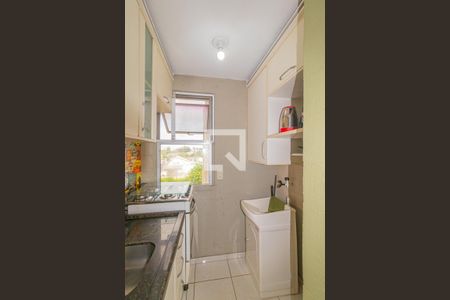 Cozinha e Área de Serviço de apartamento à venda com 2 quartos, 42m² em Estância Velha, Canoas