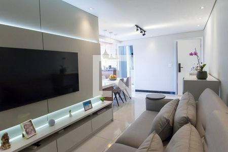 sala de apartamento à venda com 3 quartos, 90m² em Buritis, Belo Horizonte