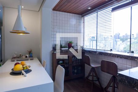 Sala de Jantar / varand a de apartamento à venda com 3 quartos, 90m² em Buritis, Belo Horizonte