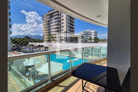 Varanda  de apartamento à venda com 2 quartos, 92m² em Recreio dos Bandeirantes, Rio de Janeiro