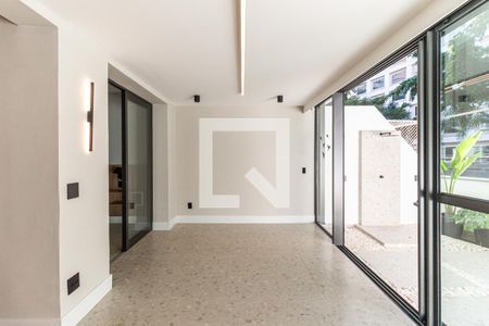 Sala de apartamento à venda com 1 quarto, 90m² em Higienópolis, São Paulo