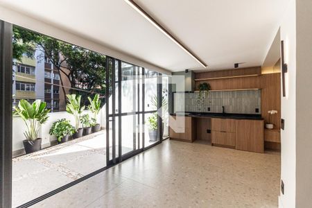 Sala de apartamento à venda com 1 quarto, 90m² em Higienópolis, São Paulo