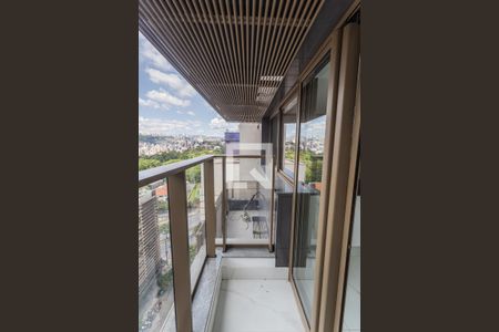 Varanda da Sala de apartamento para alugar com 2 quartos, 66m² em Santo Agostinho, Belo Horizonte