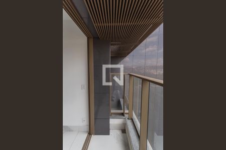 Varanda da Sala de apartamento para alugar com 2 quartos, 66m² em Santo Agostinho, Belo Horizonte