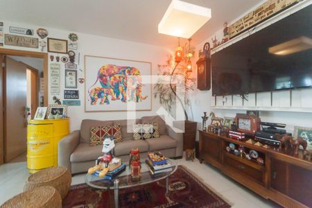 sala de apartamento à venda com 2 quartos, 77m² em Vila da Serra, Nova Lima