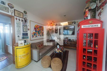 sala de apartamento à venda com 2 quartos, 77m² em Vila da Serra, Nova Lima