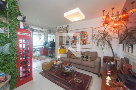 sala de apartamento à venda com 2 quartos, 77m² em Vila da Serra, Nova Lima