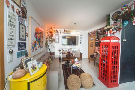 sala de apartamento à venda com 2 quartos, 77m² em Vila da Serra, Nova Lima